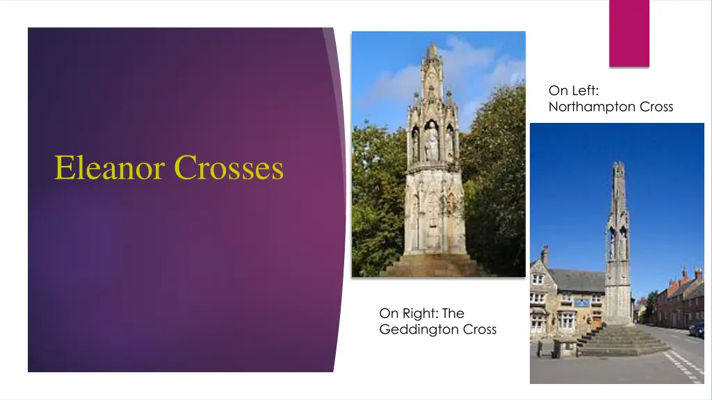 on left northampton cross