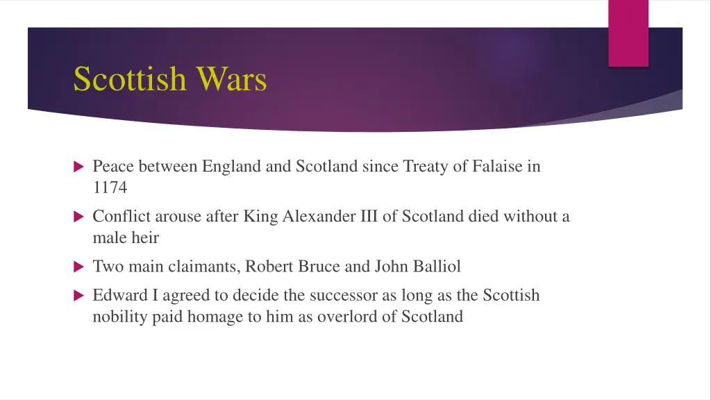 scottish wars