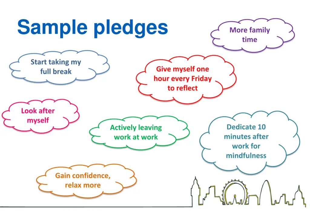 sample pledges