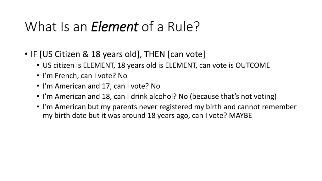 what is an element