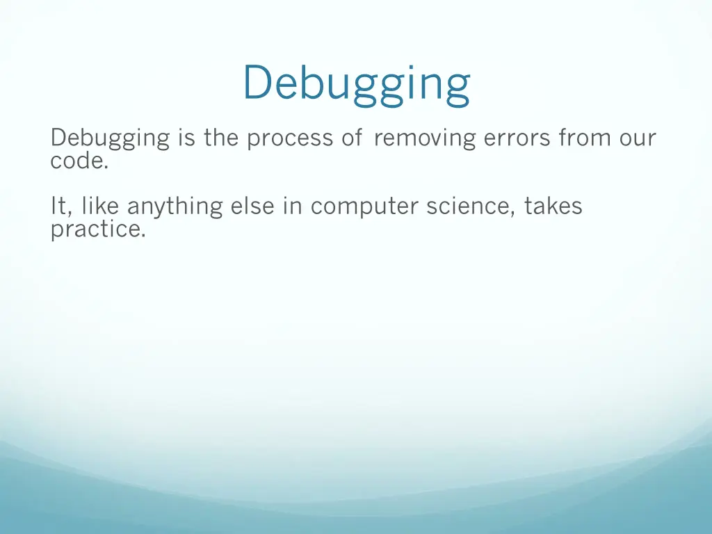 debugging 1