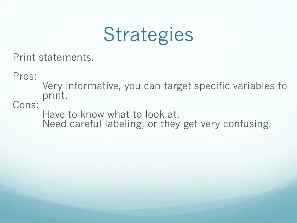 strategies 1