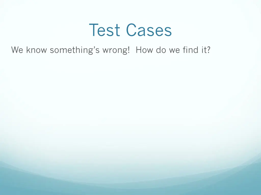 test cases 3