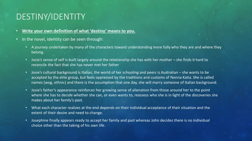 destiny identity