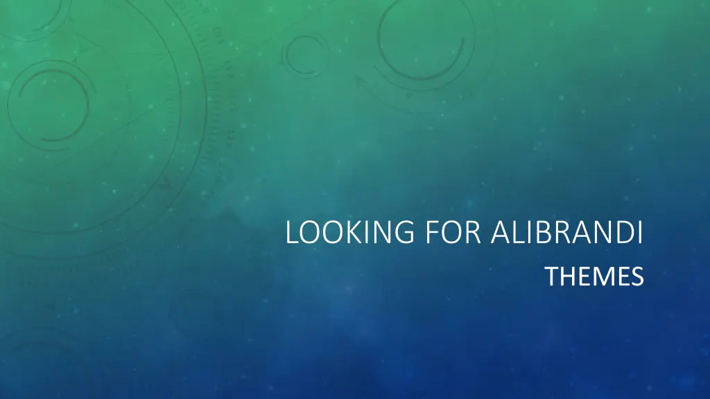 looking for alibrandi