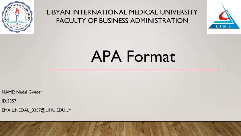 libyan international medical university faculty