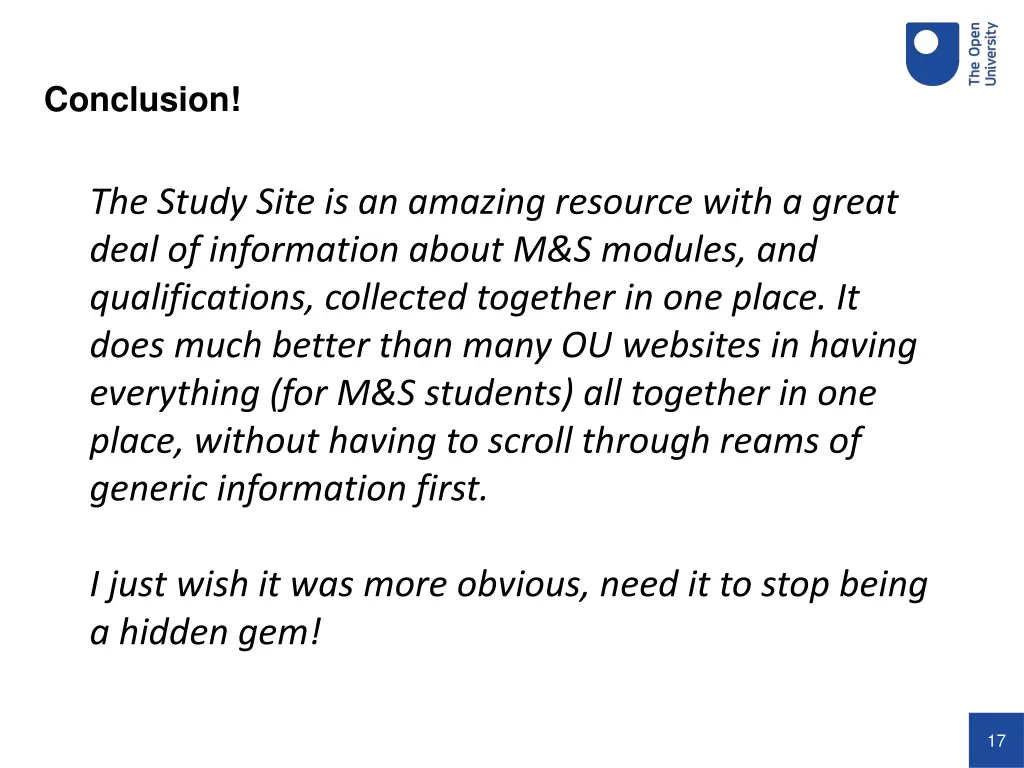conclusion