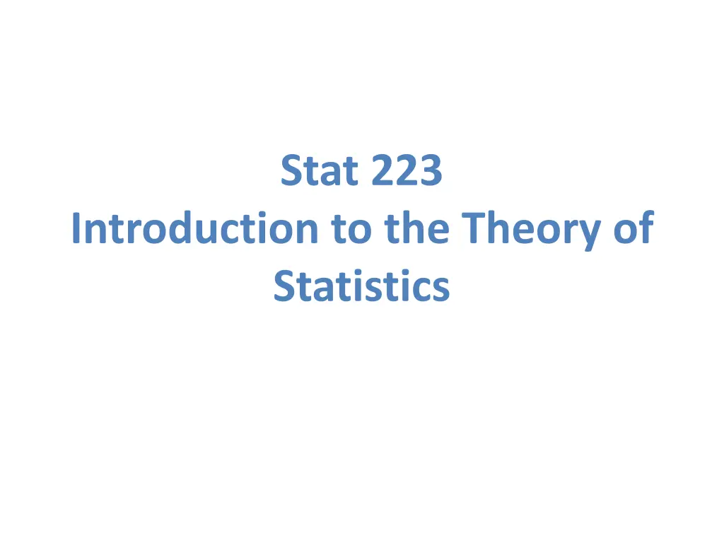 stat 223