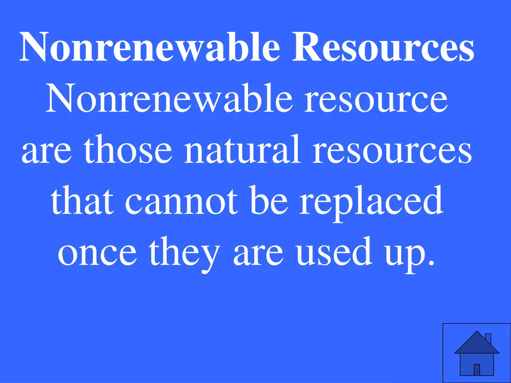 nonrenewable resources nonrenewable resource