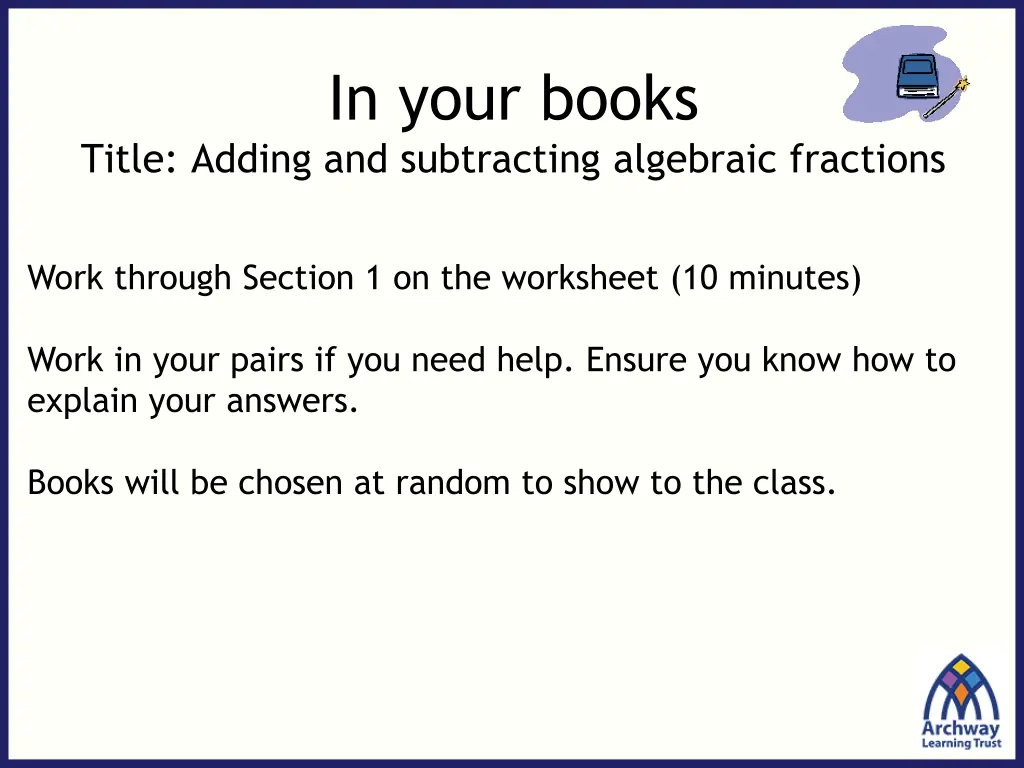 in your books