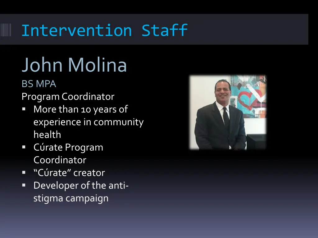 intervention staff