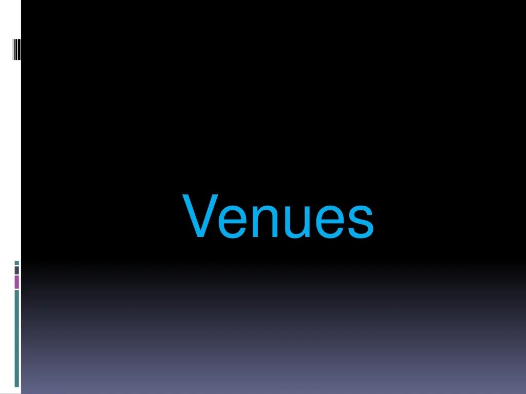 venues