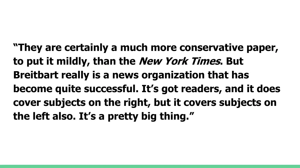 they are certainly a much more conservative paper