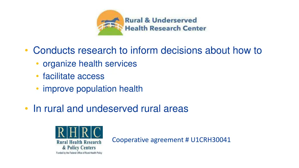 conducts research to inform decisions about