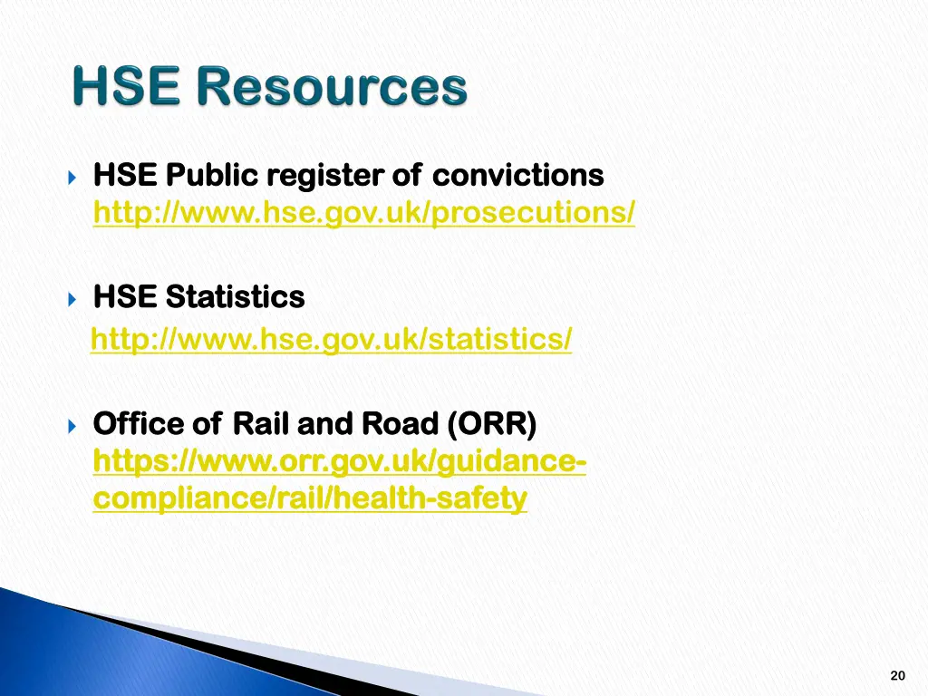 hse hse public register of convictions public