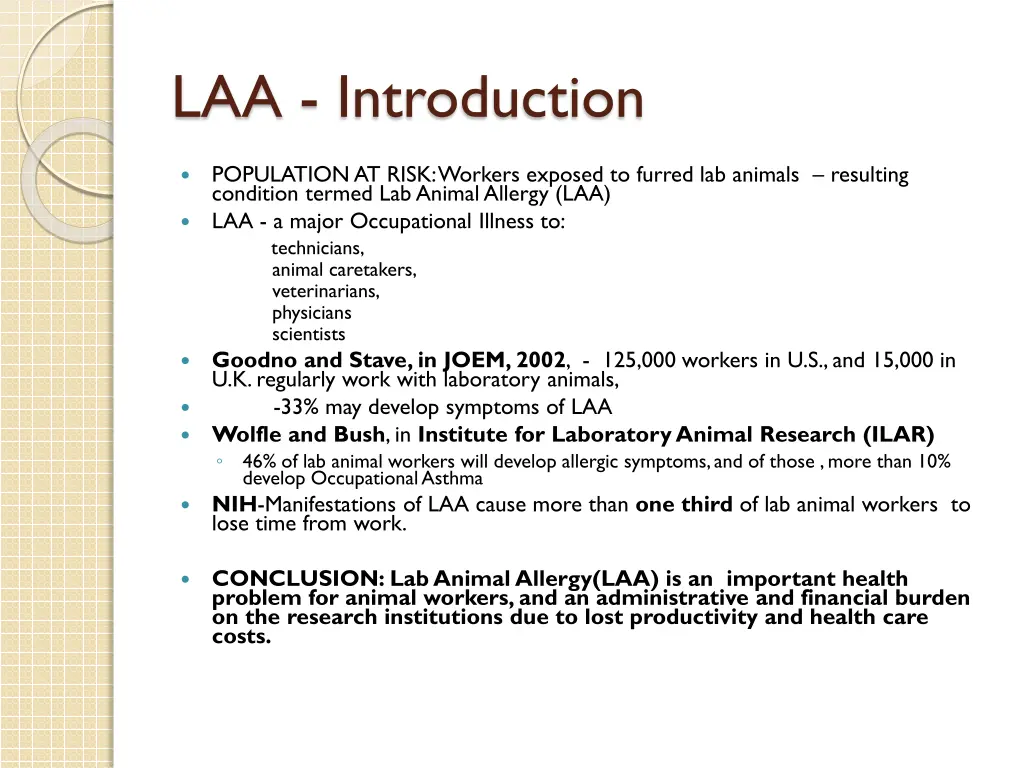 laa introduction