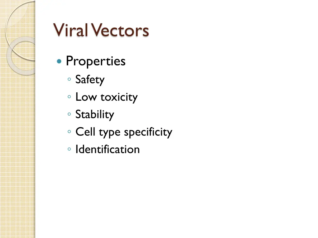 viral vectors
