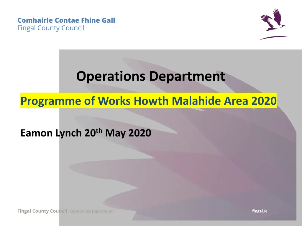comhairle contae fhine gall fingal county council