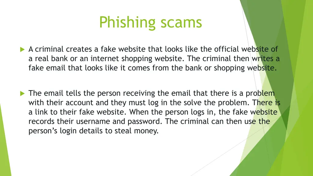 phishing scams