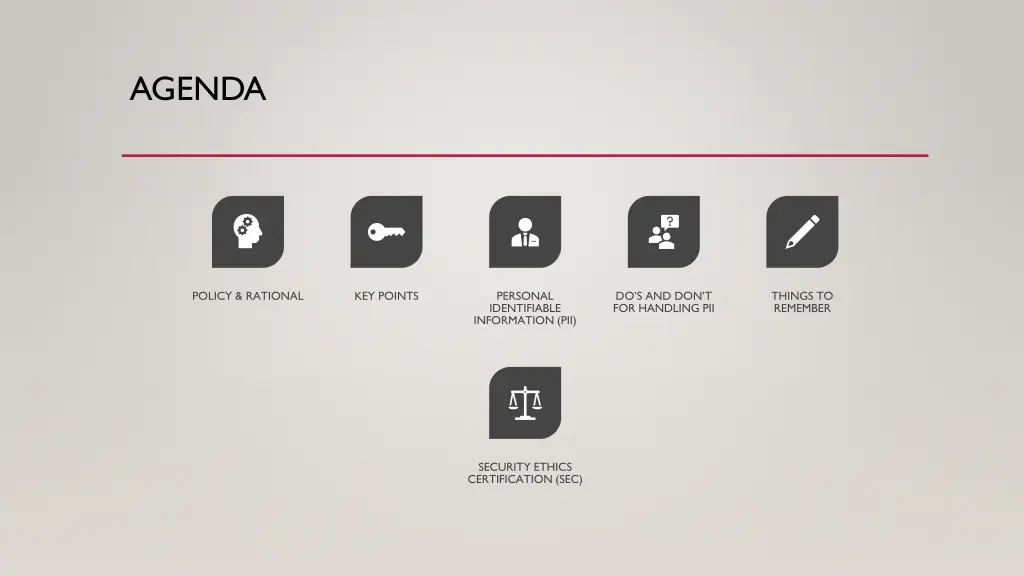 agenda