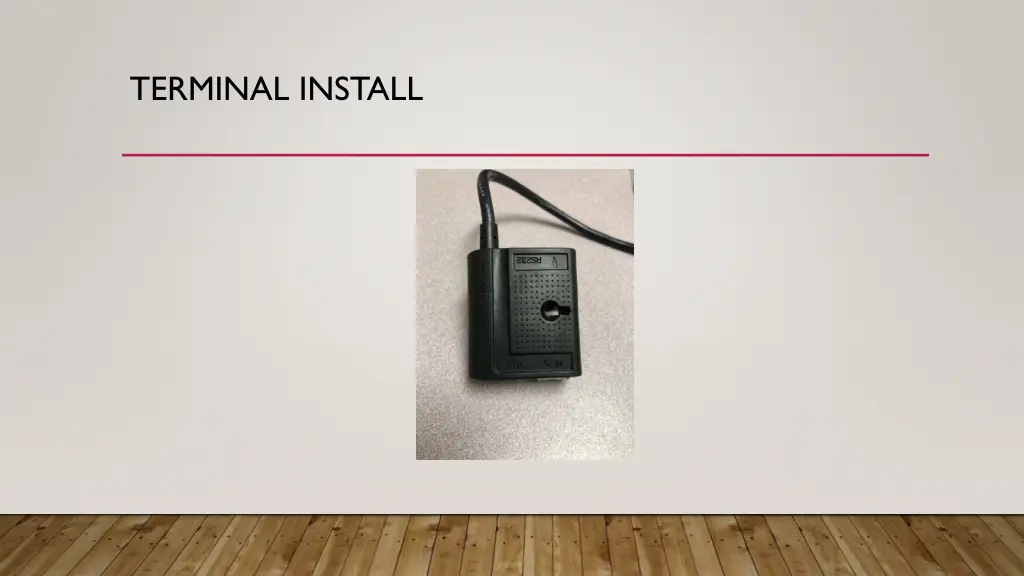 terminal install 1