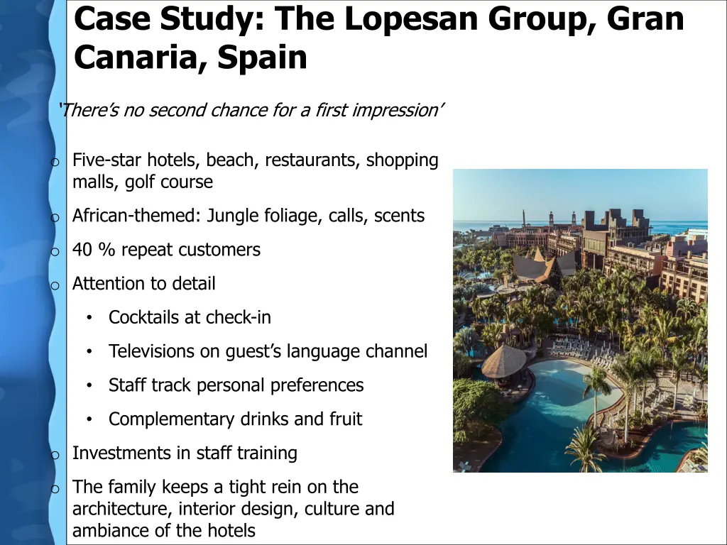 case study the lopesan group gran canaria spain