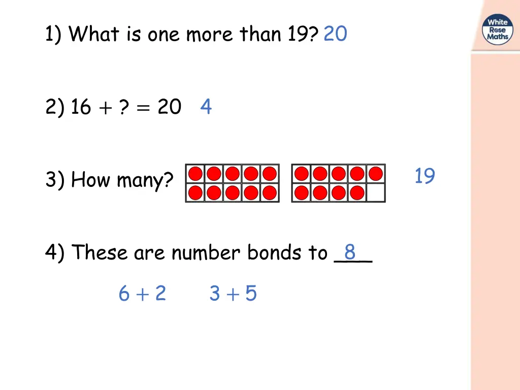 1 what is one more than 19 1