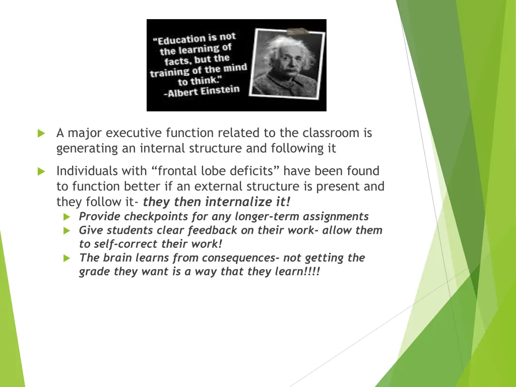 a major executive function related