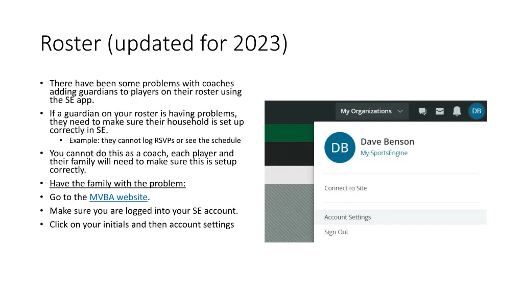 roster updated for 2023