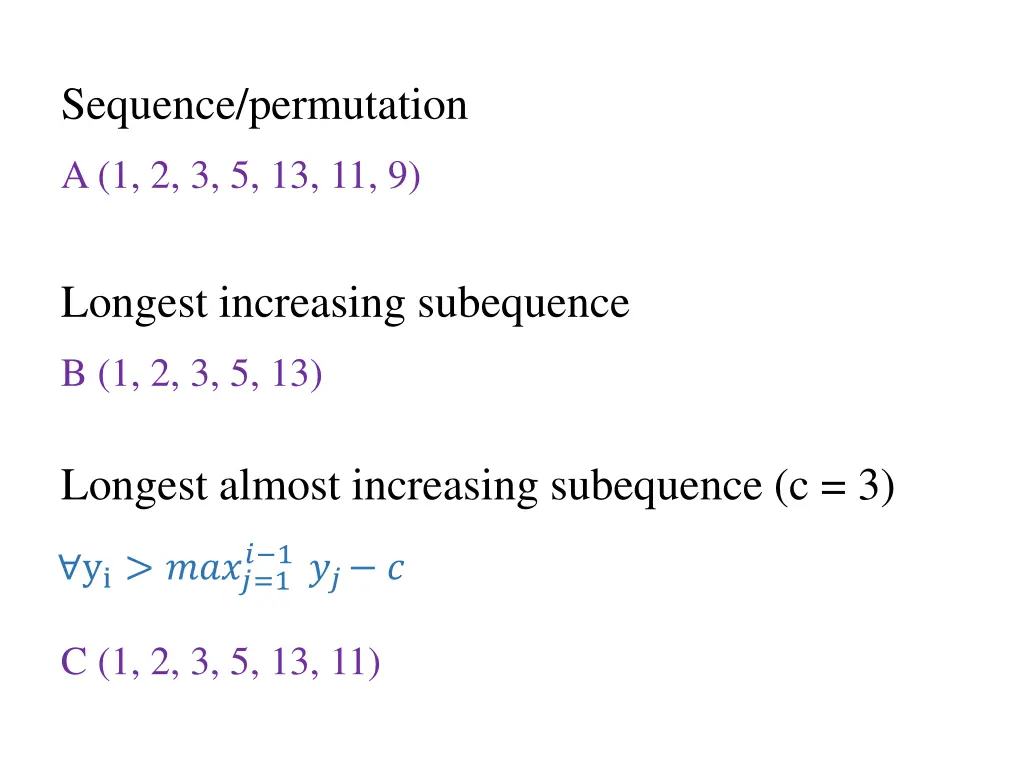 sequence permutation
