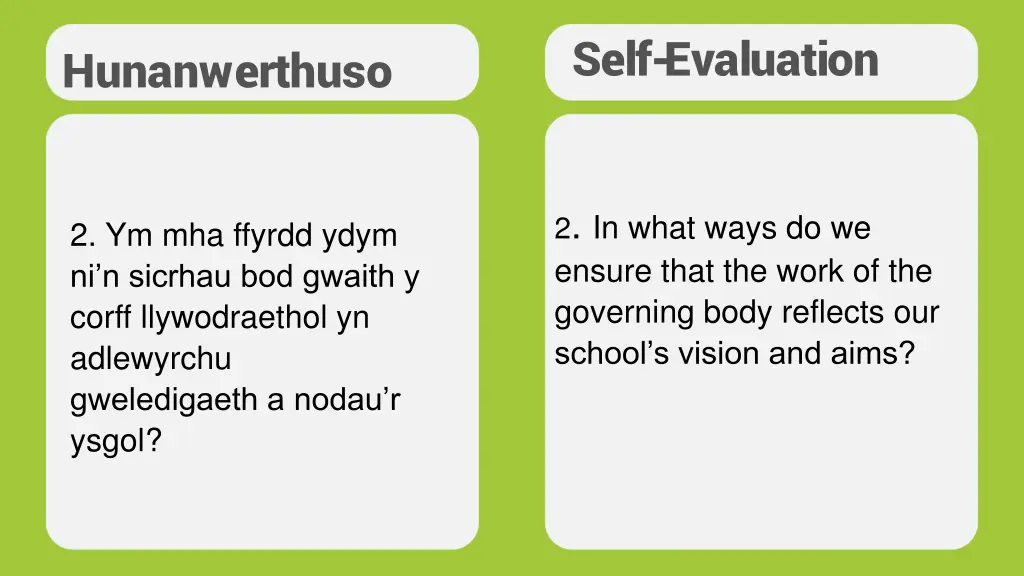 self evaluation 1