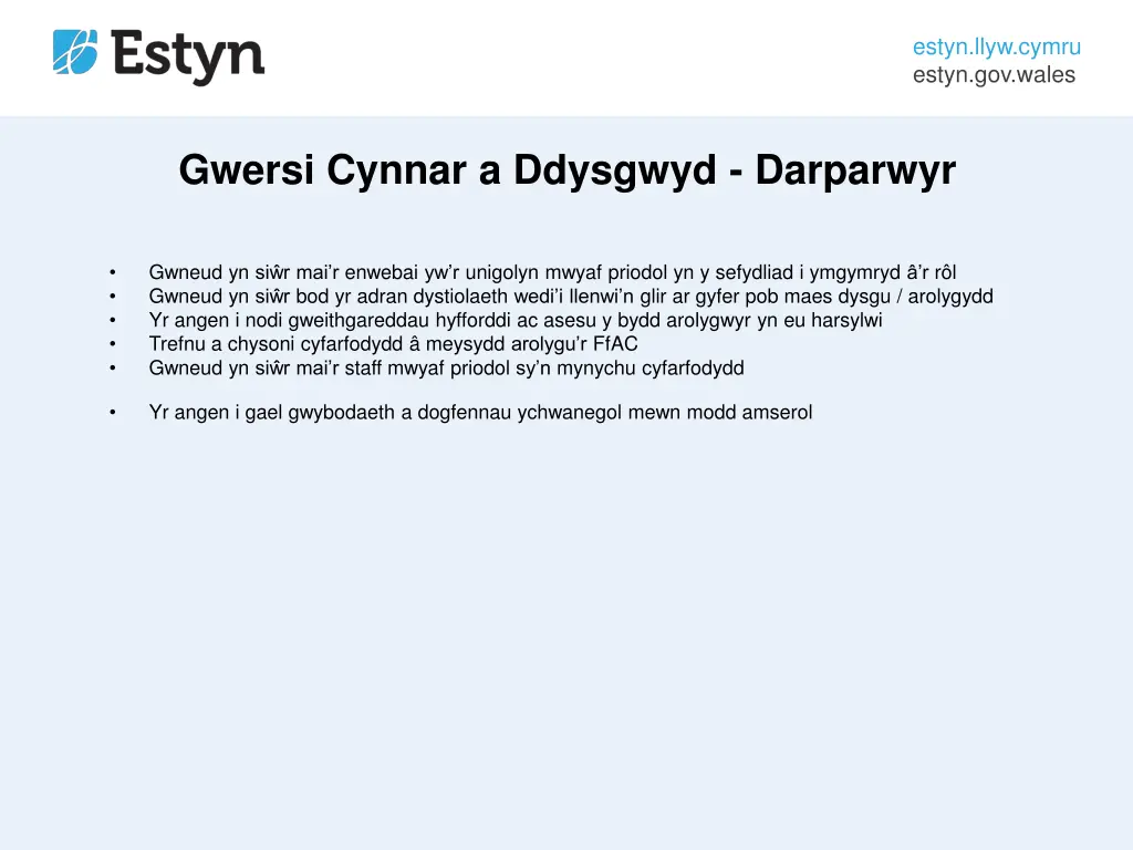 estyn llyw cymru estyn gov wales 9