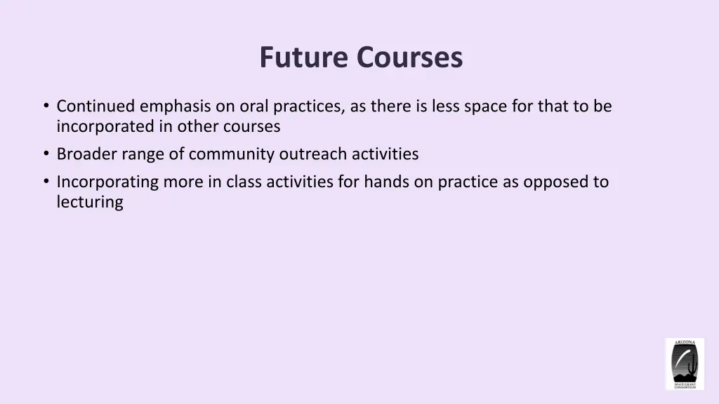 future courses
