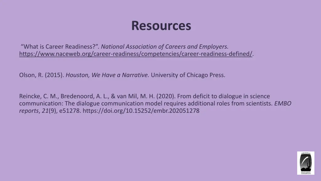 resources