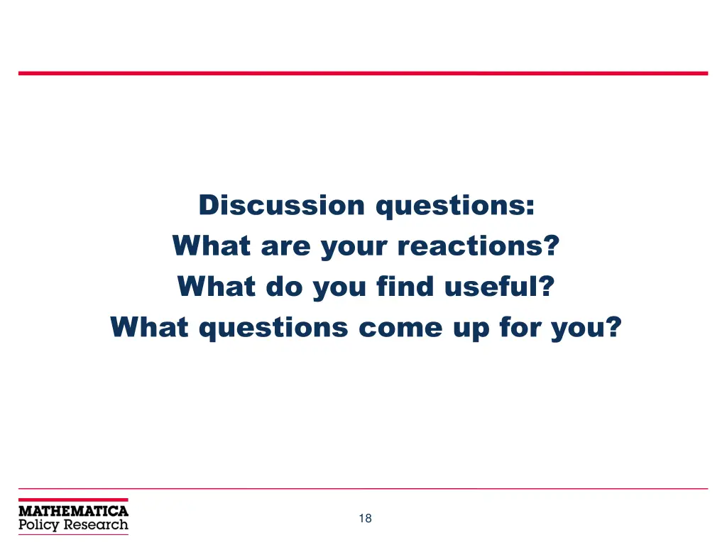 discussion questions what are your reactions what