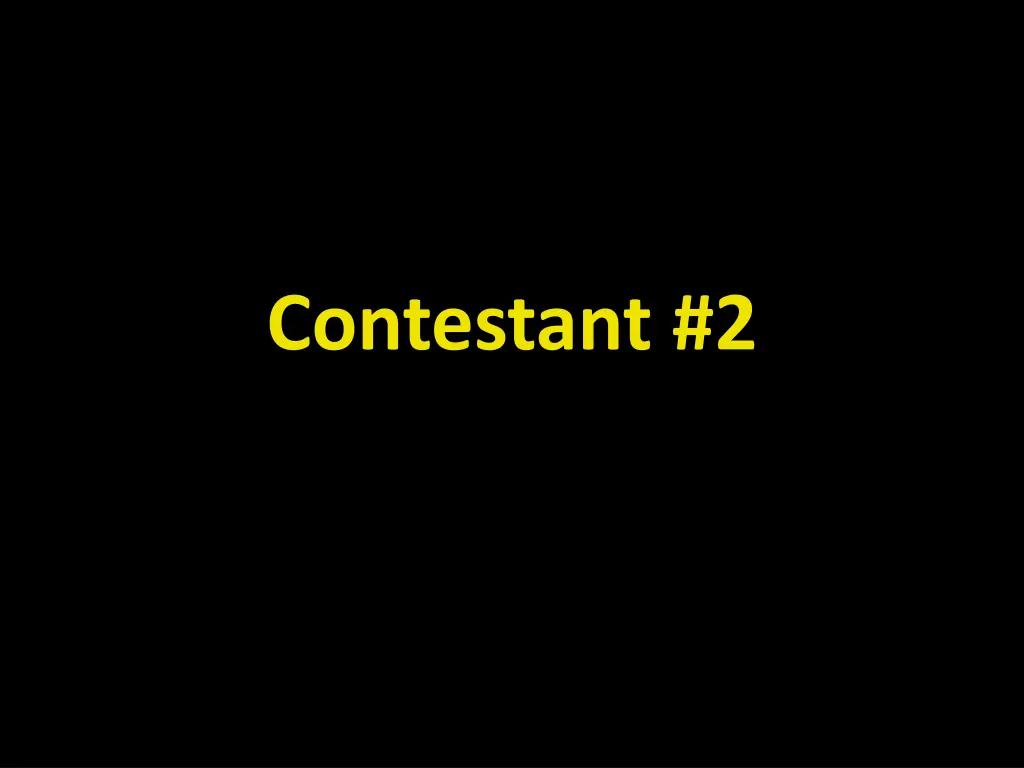 contestant 2
