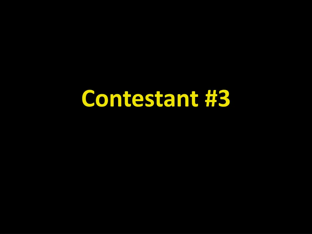 contestant 3