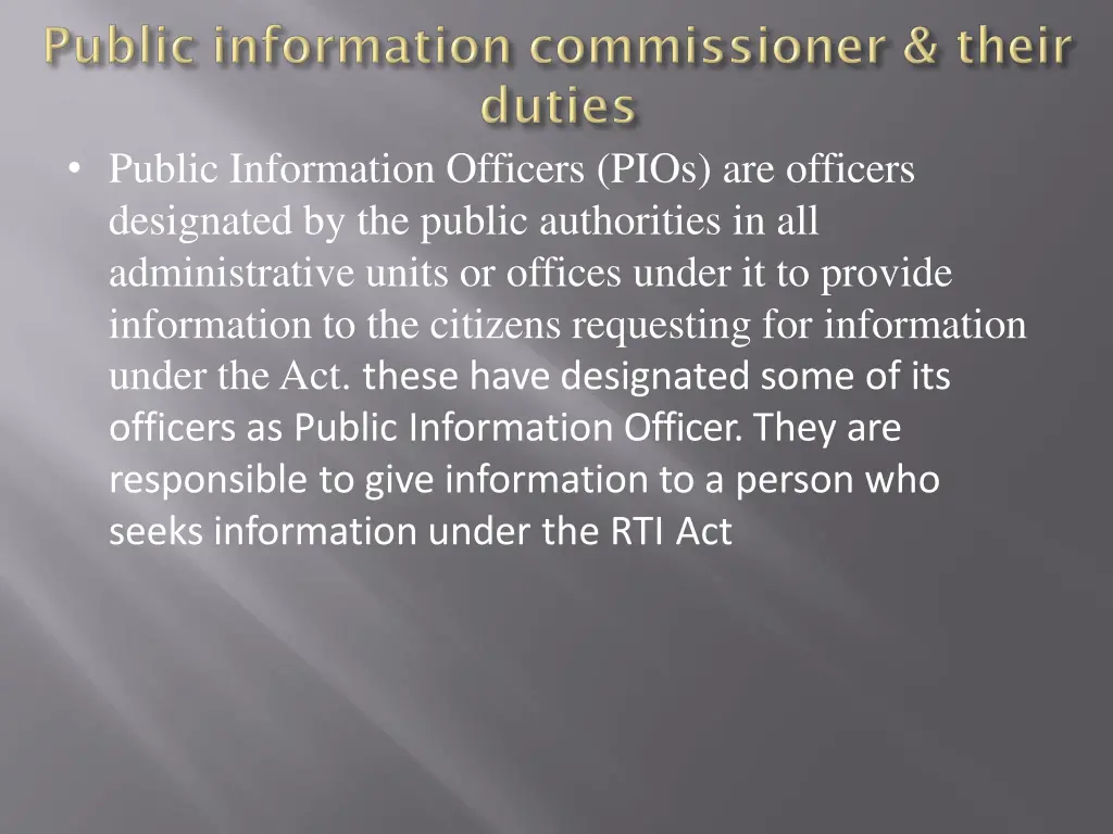 public information officers pios are officers
