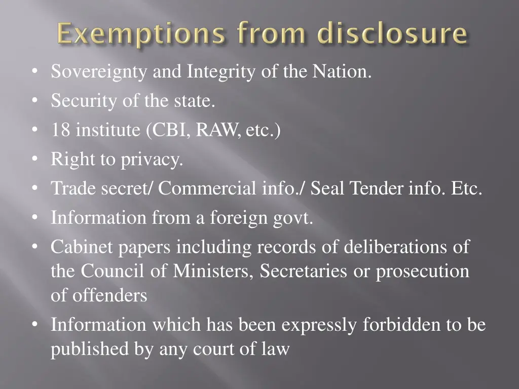 sovereignty and integrity of the nation security