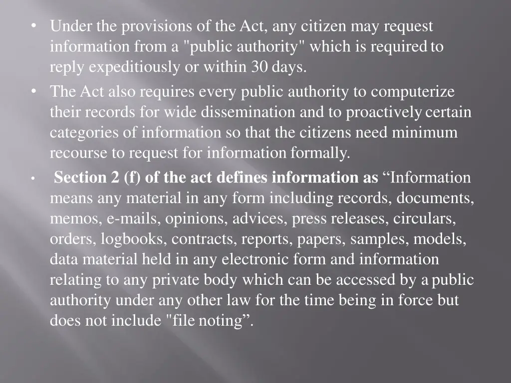 under the provisions of the act any citizen