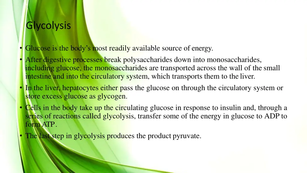 glycolysis 1