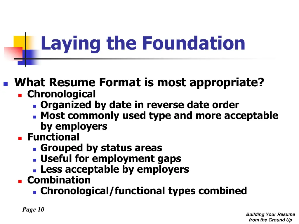 laying the foundation 2