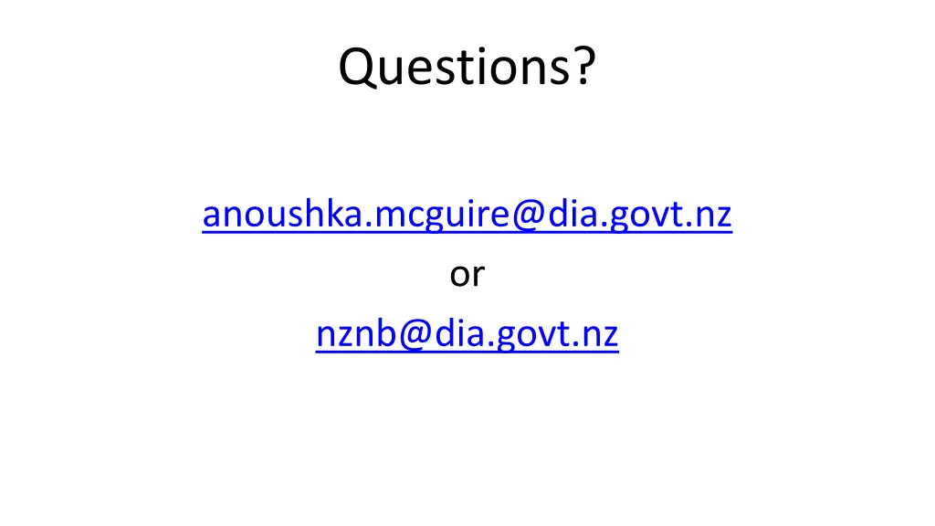 questions