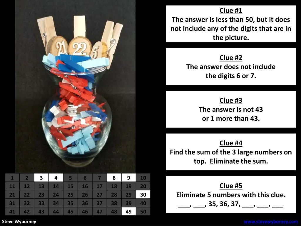 clue 1 2