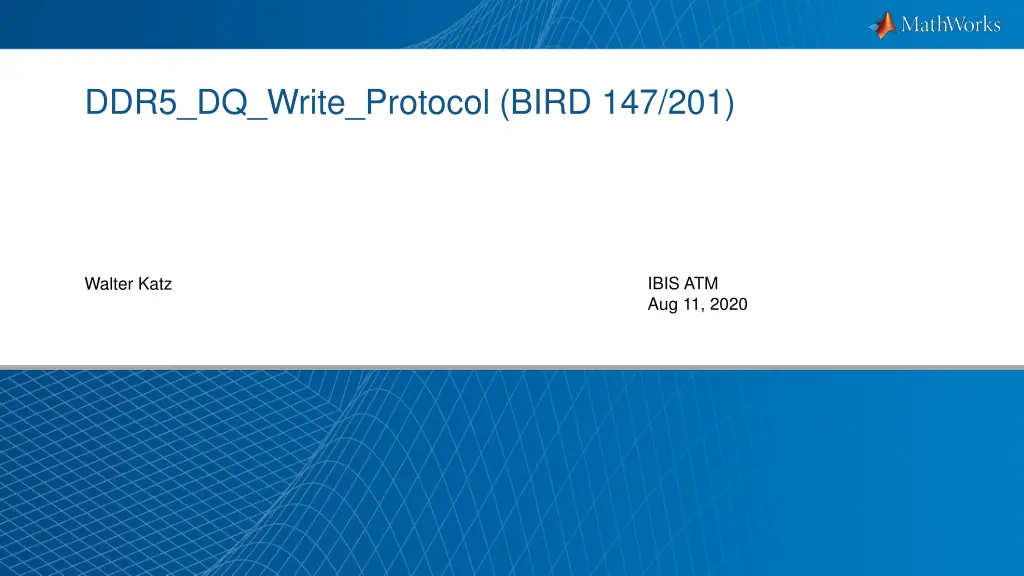 ddr5 dq write protocol bird 147 201