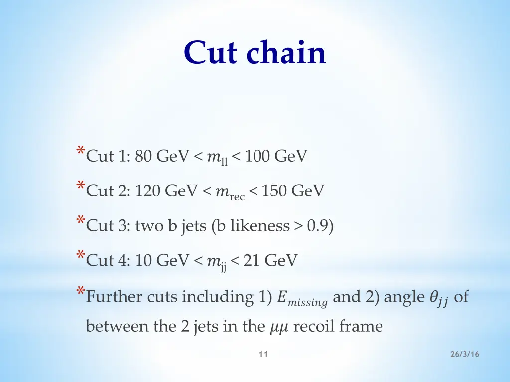 cut chain