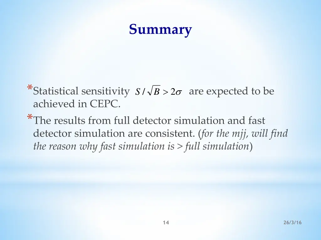 summary