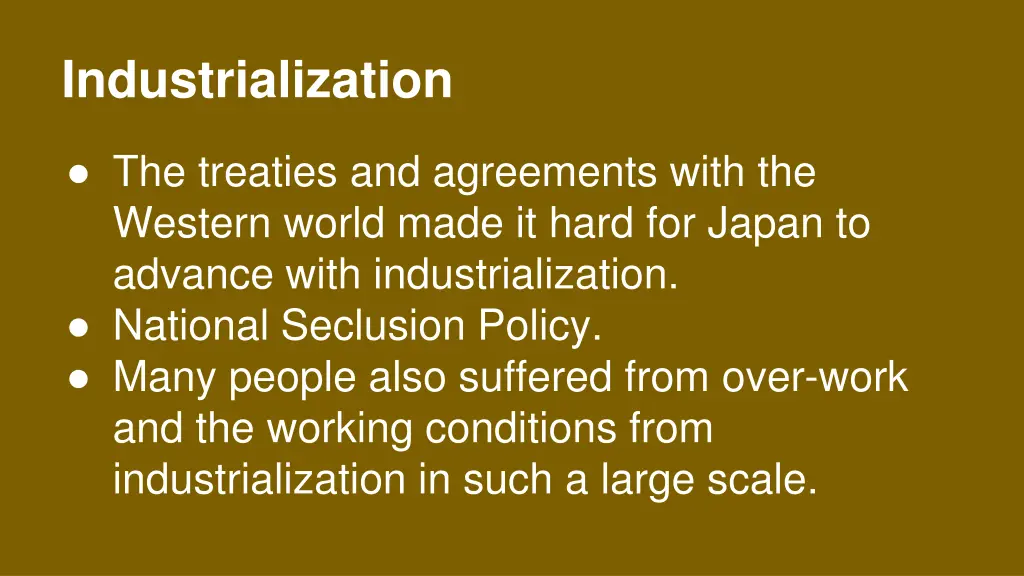 industrialization