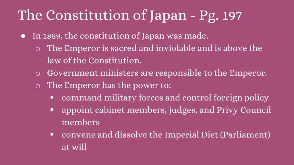 the constitution of japan pg 197