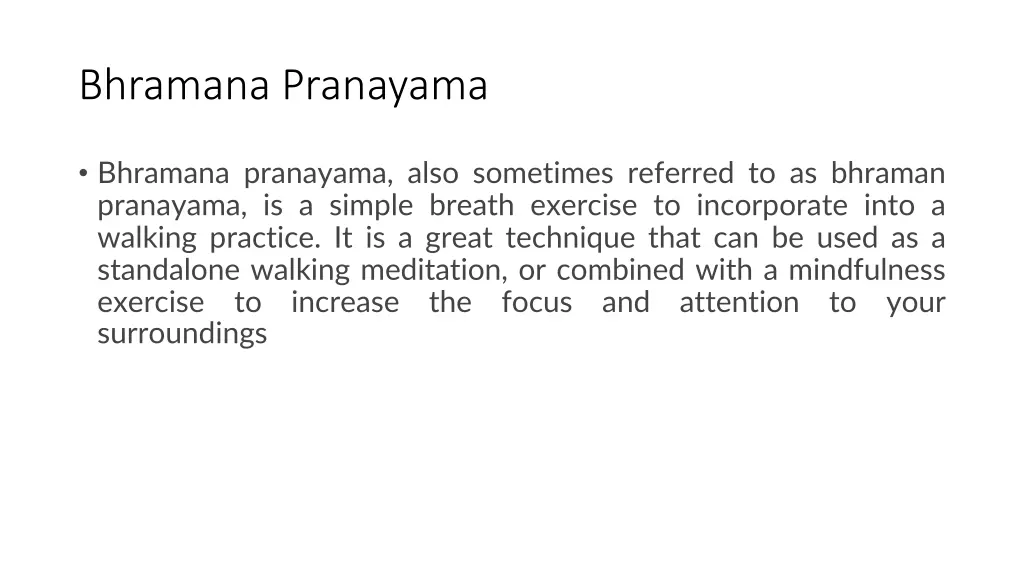 bhramana pranayama
